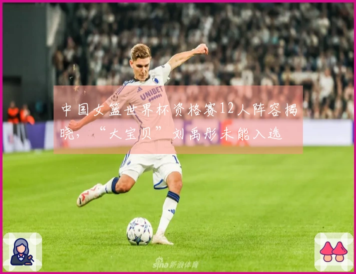 中国女篮世界杯资格赛12人阵容揭晓，“大宝贝”刘禹彤未能入选